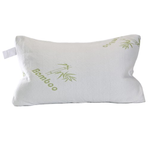 Original Shredded Bamboo Pillow with Ever-Cool Adaptive Memory Foam - Provides Luxury Sleep - Neck Pain Relief... image